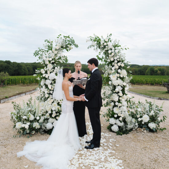 floral designer mariage luxe colonne floral ceremonie